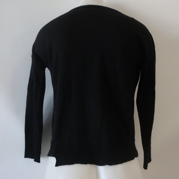 Womens Zadig & Voltaire 100% Wool Black Sweater S - Picture 4 of 6